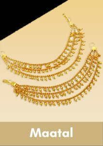 One gram gold side maatal for marriage and receptions