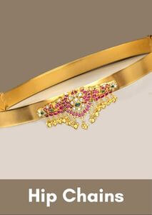 Premium hip chain two gram gold ottiyanam for marriage