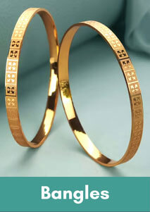 One gram gold bangle set for daily use