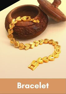 One gram gold bracelet for women