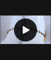 10 Inch Black Crystal Gold Anklet For Womens Fashion Jewelry ANKL1131 10 Inch Black Crystal Gold Anklet For Womens Fashion Jewelry ANKL1131