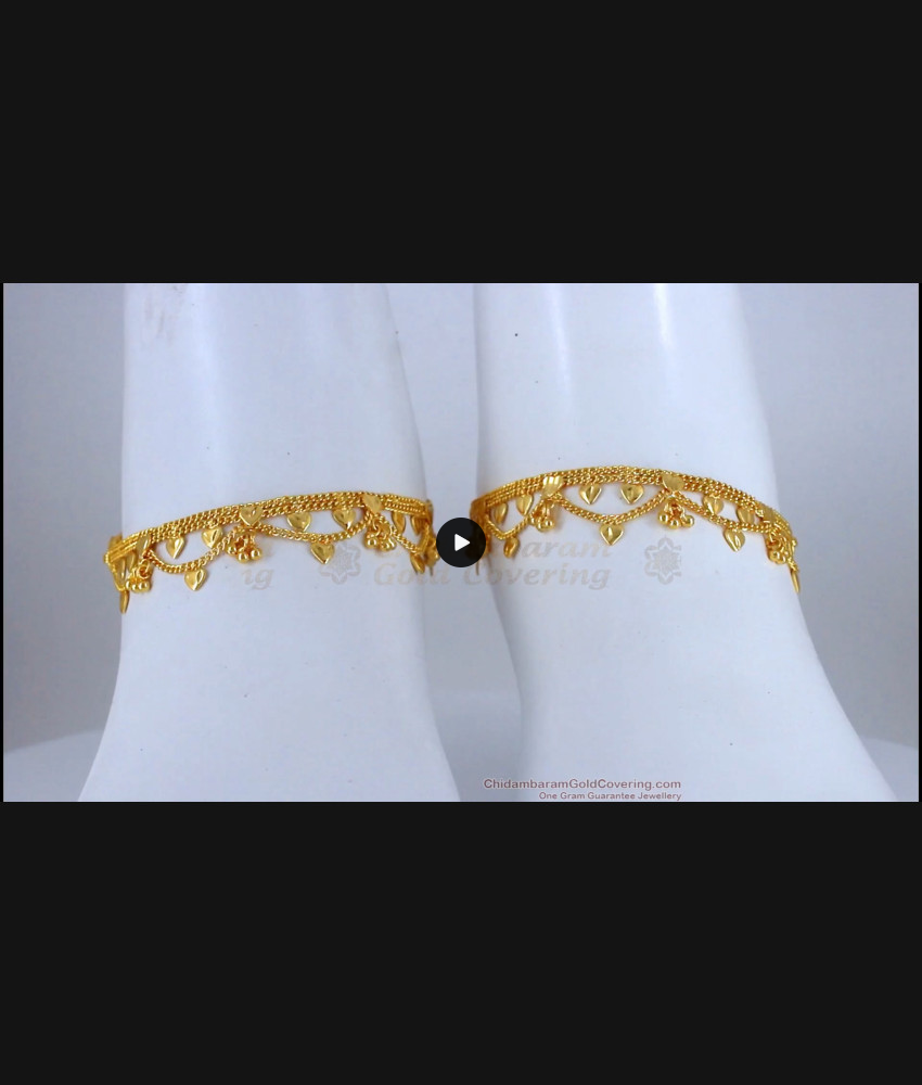 10.5 Inch Grand Gold Anklet For Womens Bridal Wear ANKL1135 10.5 Inch Grand Gold Anklet For Womens Bridal Wear ANKL1135