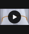 10 Inch Trendy One Gram Gold Anklets Daily Wear ANKL1150