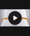 10.5 Inch One Gram Gold Chain Type Anklets For Daily Wear ANKL1153 10.5 Inch One Gram Gold Chain Type Anklets For Daily Wear ANKL1153