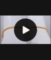 10.5 Inch Heart Design 1 Gram Gold Kolusu Daily Wear ANKL1155 10.5 Inch Heart Design 1 Gram Gold Kolusu Daily Wear ANKL1155