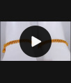 10 Inch One Gram Gold Kolusu Daily Wear Collection ANKL1162 10 Inch One Gram Gold Kolusu Daily Wear Collection ANKL1162