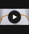 10 Inch Classical Design Gold Anklets For Daily Wear ANKL1170 10 Inch Classical Design Gold Anklets For Daily Wear ANKL1170