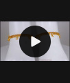 10 Inch Beautiful Gold Plated Anklet With Beads For Women ANKL1175