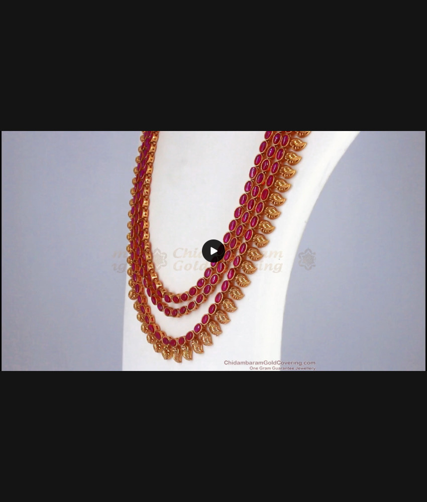 ANTQ1043 - Premium Antique Haram Ruby Kemp Stone Earring Combo ANTQ1043 - Premium Antique Haram Ruby Kemp Stone Earring Combo