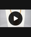 Ruby Stone Impon Lotus Gold Dollar Chain Design BGDR676 Ruby Stone Impon Lotus Gold Dollar Chain Design BGDR676