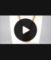 AD Pink And White Stone Peacock Impon Gold Dollar Chain Collections BGDR679 AD Pink And White Stone Peacock Impon Gold Dollar Chain Collections BGDR679