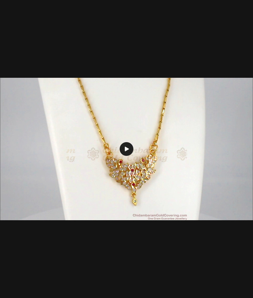 Latest Impon Dollar Chain Daily Wear Collection For Ladies BGDR682 Latest Impon Dollar Chain Daily Wear Collection For Ladies BGDR682