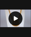 GajaLakshmi Devi Dollar Chain Gold Tone Imitation Jewelry BGDR730