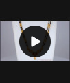 One Gram Gold Mangalsutra Chain Multi Color Stone Dollar Designs BGDR779 One Gram Gold Mangalsutra Chain Multi Color Stone Dollar Designs BGDR779
