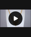 Real Impon Dollar Ruby White Stone Gold Chain Collections BGDR793