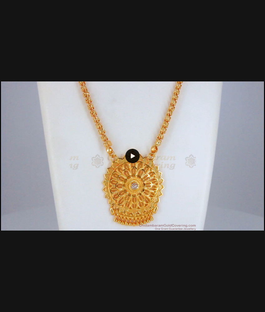 24 Inch Long White Stone Gold Dollar Chain Daily Wear Imitation Jewelry BGDR845 24 Inch Long White Stone Gold Dollar Chain Daily Wear Imitation Jewelry BGDR845