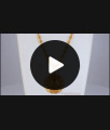 Beautiful One Gram Gold Dollar Beaded Chain White Stone Jewelry BGDR853 Beautiful One Gram Gold Dollar Beaded Chain White Stone Jewelry BGDR853