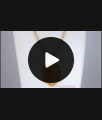 24K Gold leaf Design Dollar With Pearl Chain BGDR884 24K Gold leaf Design Dollar With Pearl Chain BGDR884