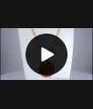 Ravishing Ad Stone Pendant Gold Chain Shop Online BGDR941