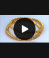 BR1474-2.8 Stunning White Dimond Type AD Stone Gold Bangles One Gram Gold Jewelry BR1474-2.8 Stunning White Dimond Type AD Stone Gold Bangles One Gram Gold Jewelry