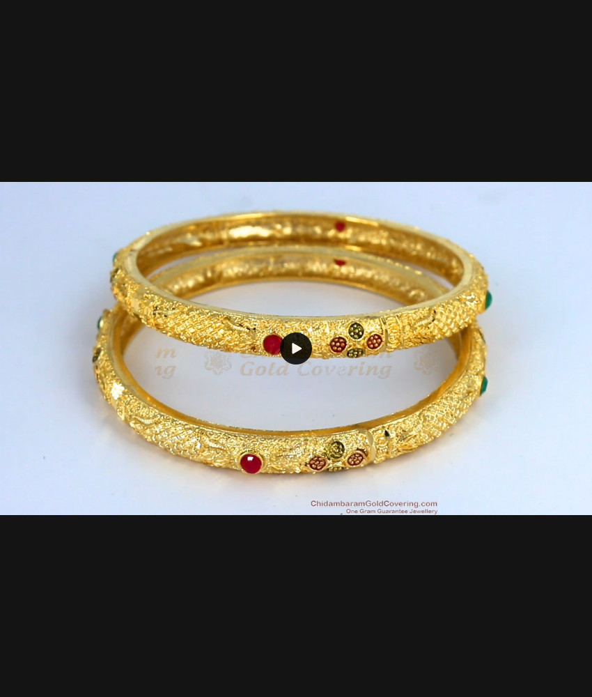 BR1491-2.4 Trendy Kundan Work Leaf Pattern Gold Forming Bangles For Ladies BR1491-2.4 Trendy Kundan Work Leaf Pattern Gold Forming Bangles For Ladies