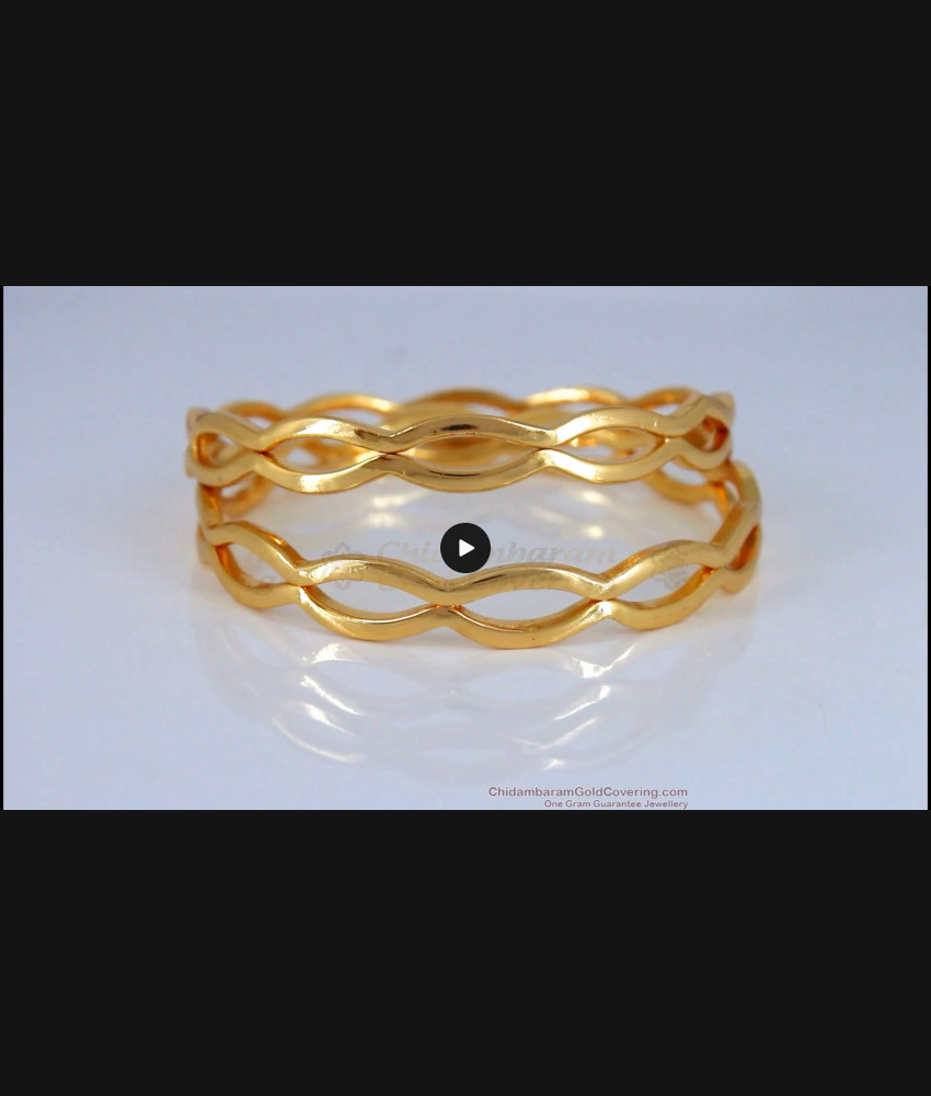 BR1572-2.4 New Zig Zag Pattern Impon Bangles For Party Wear BR1572-2.4 New Zig Zag Pattern Impon Bangles For Party Wear