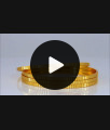 BR1588-26 Thin Gold Bangles Gold Plated Jewelry For Ladies