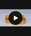 BR1634-2.6 Pretty Gold Plated Bangles For Womens Collections BR1634-2.6 Pretty Gold Plated Bangles For Womens Collections