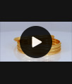 BR1635-2.4 Simple One Gram Gold Bangles Set Of Four Daily Wear Collection BR1635-2.4 Simple One Gram Gold Bangles Set Of Four Daily Wear Collection