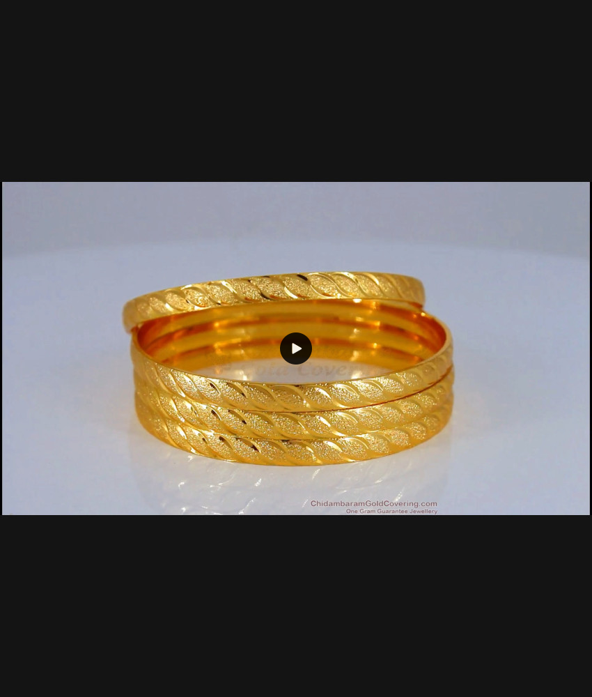 BR1641-2.4 Traditional Gold Bangles Set Of Four Daily Wear Collection BR1641-2.4 Traditional Gold Bangles Set Of Four Daily Wear Collection