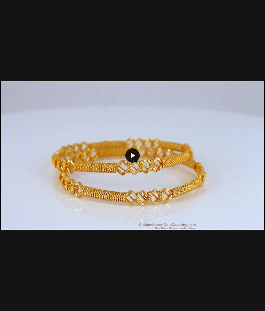 BR1642-2.4 Unique Gold Bangles For Womens Daily Wear Collections BR1642-2.4 Unique Gold Bangles For Womens Daily Wear Collections