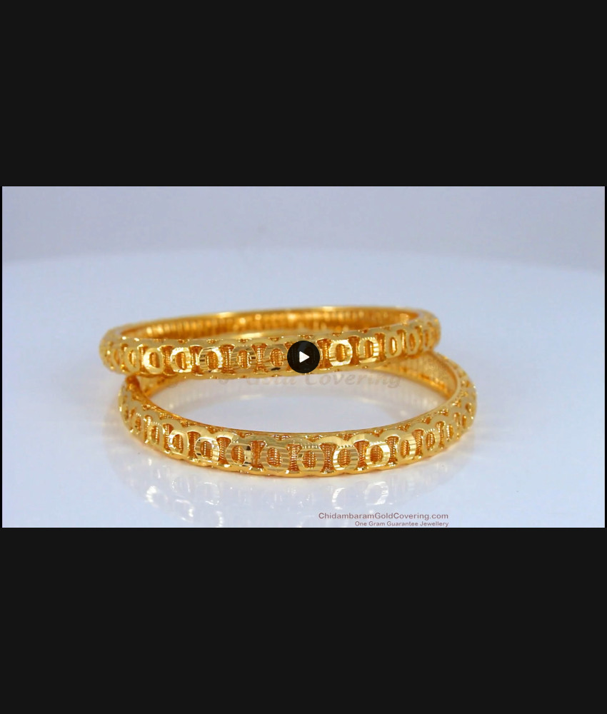 BR1643-2.10 New Collection Gold Bangles For Womens Daily Wear Collections