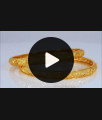 BR1671-2.4 Trendy One Gram Gold Bangles From Chidambaram Gold Covering BR1671-2.4 Trendy One Gram Gold Bangles From Chidambaram Gold Covering