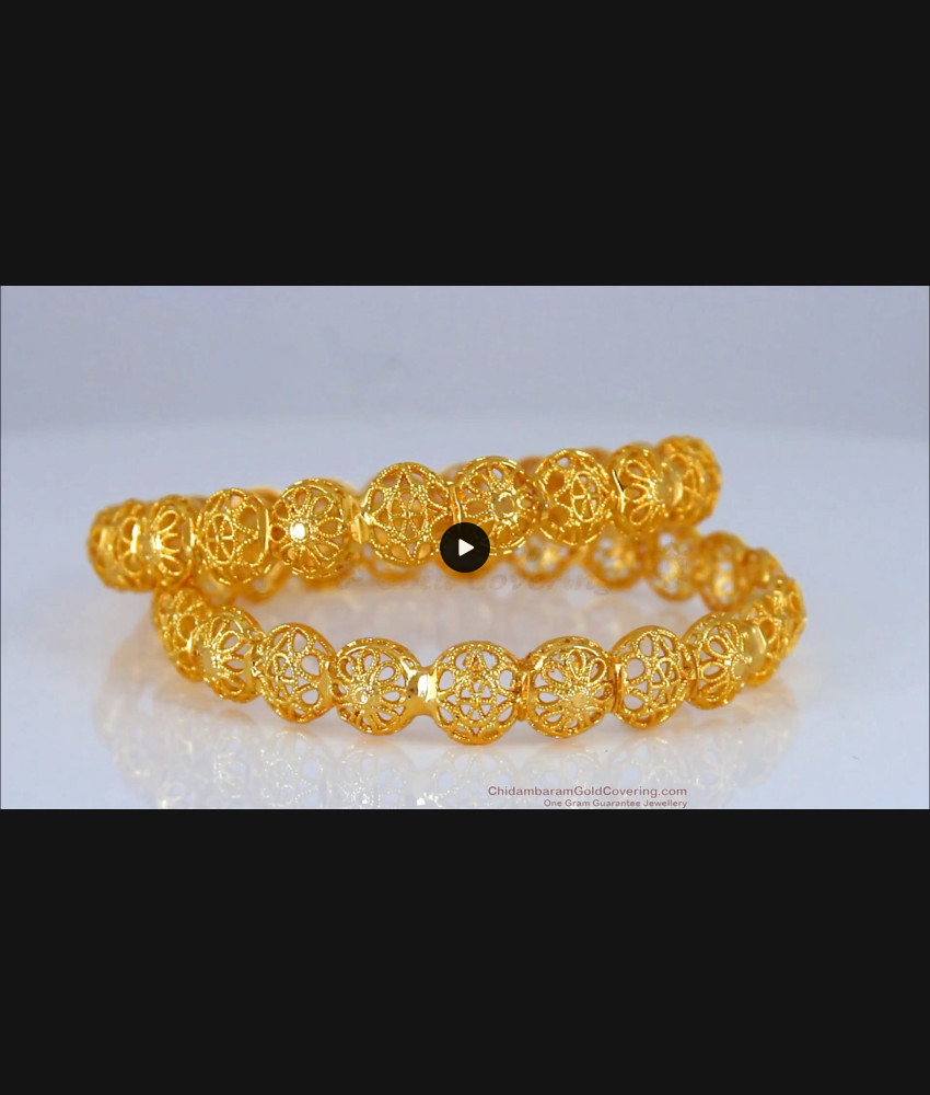 BR1680-2.4 Latest One Gram Gold Bangles For Daily Wear Collection BR1680-2.4 Latest One Gram Gold Bangles For Daily Wear Collection