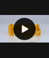 BR1696-2.6 Fascinating Flower Design Gold Forming Bangles
