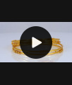 BR1712-2.6 Trending Gold Plated Kambi Valayal For Daily Wear BR1712-2.6 Trending Gold Plated Kambi Valayal For Daily Wear