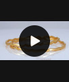 BR1722-2.10 Latest Zig Zag Wave Design Impon Gold Bangle BR1722-2.10 Latest Zig Zag Wave Design Impon Gold Bangle