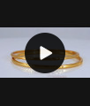 BR1724-2.4 Slim Impon Gold Bangle Daily Wear Collections BR1724-2.4 Slim Impon Gold Bangle Daily Wear Collections