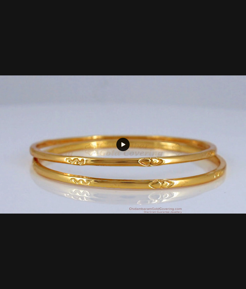 BR1724-2.4 Slim Impon Gold Bangle Daily Wear Collections BR1724-2.4 Slim Impon Gold Bangle Daily Wear Collections
