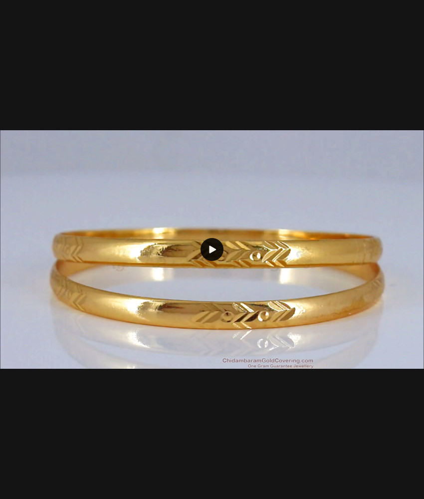 BR1737-2.4 Daily Wear Original Impon Gold Bangles Collections