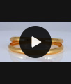 BR1741-2.4 Traditional Plain Original Impon Gold Bangles BR1741-2.4 Traditional Plain Original Impon Gold Bangles