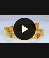 BR1747-2.8 Enamel Forming Gold Bangle Bridal Wear Designs BR1747-2.8 Enamel Forming Gold Bangle Bridal Wear Designs