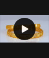 BR1761-2.10 Latest Design One Gram Gold Bangle Collections BR1761-2.10 Latest Design One Gram Gold Bangle Collections