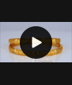 BR1782-2.10 Kerala Designs Real Gold Bangle Daily Wear Collections BR1782-2.10 Kerala Designs Real Gold Bangle Daily Wear Collections