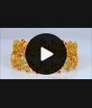 BR1802-2.6 Unique Floral Design Stone Bangle Collections Shop Online