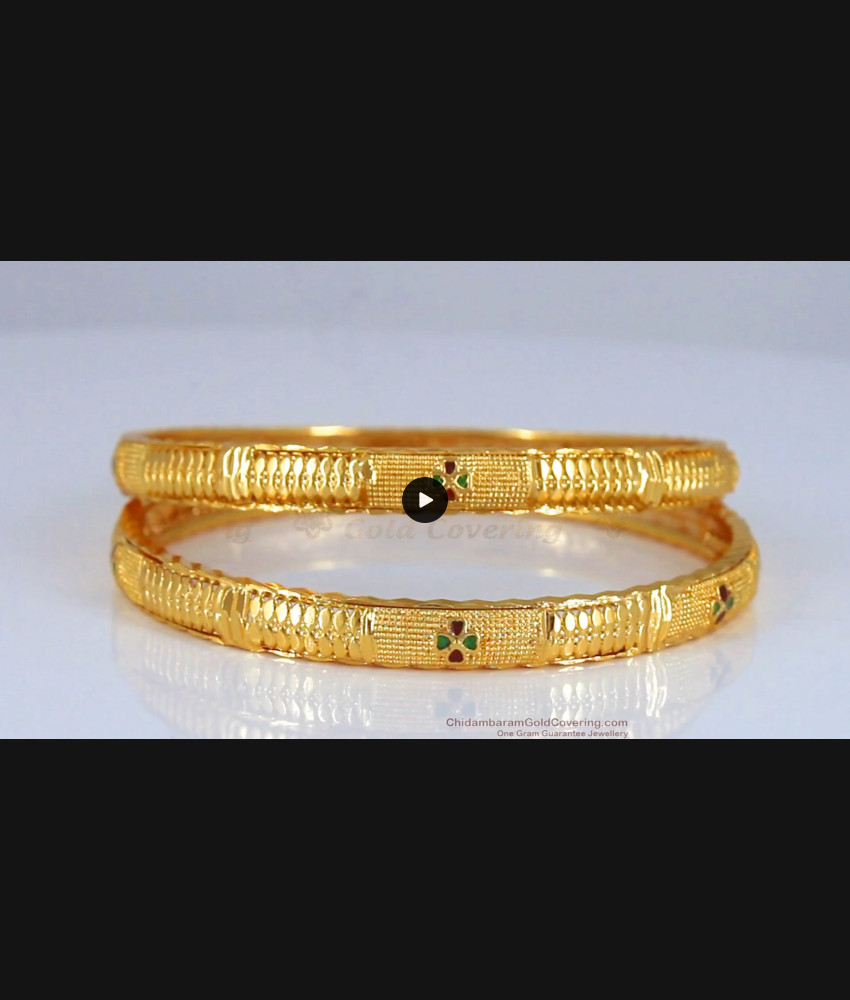BR1838-2.4 Buy Bridal Wear Red Green Shades Gold Forming Bangles BR1838-2.4 Buy Bridal Wear Red Green Shades Gold Forming Bangles