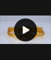 BR1865-2.4 Size Shinning Diamond White Stone Gold Plated Designer Bangle BR1865-2.4 Size Shinning Diamond White Stone Gold Plated Designer Bangle