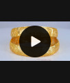 BR1873-2.4 Size Unique Handcrafted Bridal Gold Bangles Womens Fashion