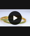 BR1877-2.6 Size Gorgeous Emerald Stone Party Wear Gold Bangles BR1877-2.6 Size Gorgeous Emerald Stone Party Wear Gold Bangles