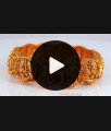 BR1879-2.4 Size Premium Temple Jewellery Screw Kada Bangles Goddess Lakshmi Design BR1879-2.4 Size Premium Temple Jewellery Screw Kada Bangles Goddess Lakshmi Design